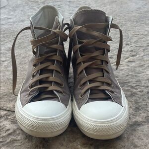 Converse Brown High-Top Sneakers